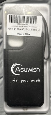 Asuwish For iPhone 14 Plus Wallet, Cover with Screen Protector and RFID Blocking