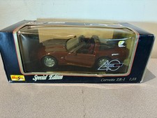 Maisto 1:18 Special Edition Chevrolet Corvette ZR-1 40th Anniversary Ruby Red
