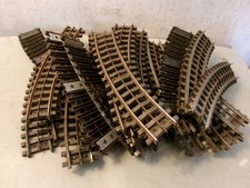 LIONEL 25PCS SUPER O CURVE TRACK SOME NEEDS C...