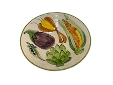 Mid Century Los Angeles Pottery Salad Bowl, 1950 LA Pottery 12" Salad Bowl