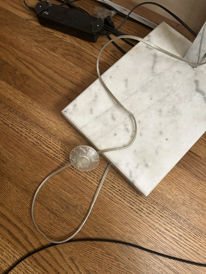 Living Room Lamp Arch Style Chrome Modern w/Foot Switch - Image 4 of 4