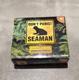 【Rare】Forbidden Pet Seaman with Soft, Box, Microphone, and Instructions
