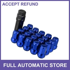 M12 Car Lug Nuts Cone Seat Closed End Bulge Acorn Hex Wheel Nut Socket Key