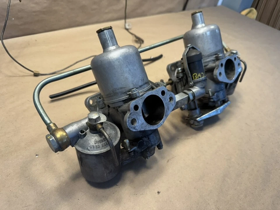 Carburadores obturadores automáticos Austin Healey 3000 BT7 Twin SU HD6 OEM AUC935 Foto 2 de 4