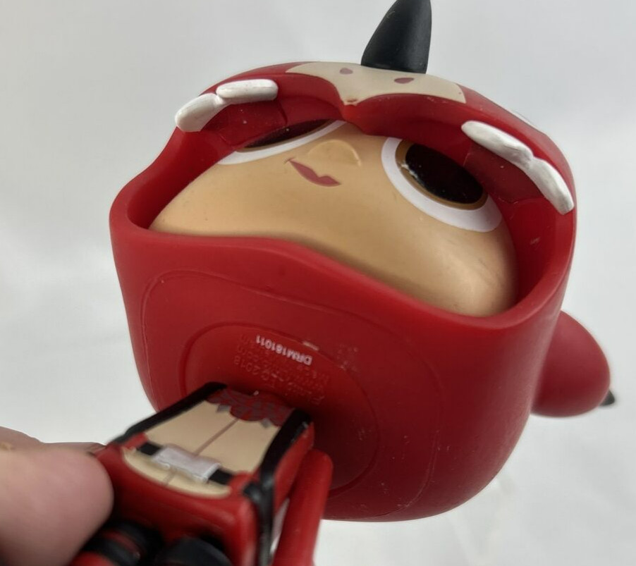 Funko VYNL Fortnite Tricera Ops Red Black Dinosaur Pop Vinyl 4" Loose NO BOX
