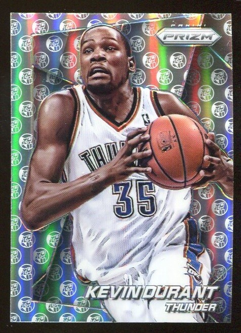 KEVIN DURANT 2014-15 Panini Prizm #6 SP Variation SILVER Prizm