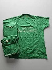 Vintage 1980s Screen Stars Green Single Stitch T-shirts Moving You Into The 90s