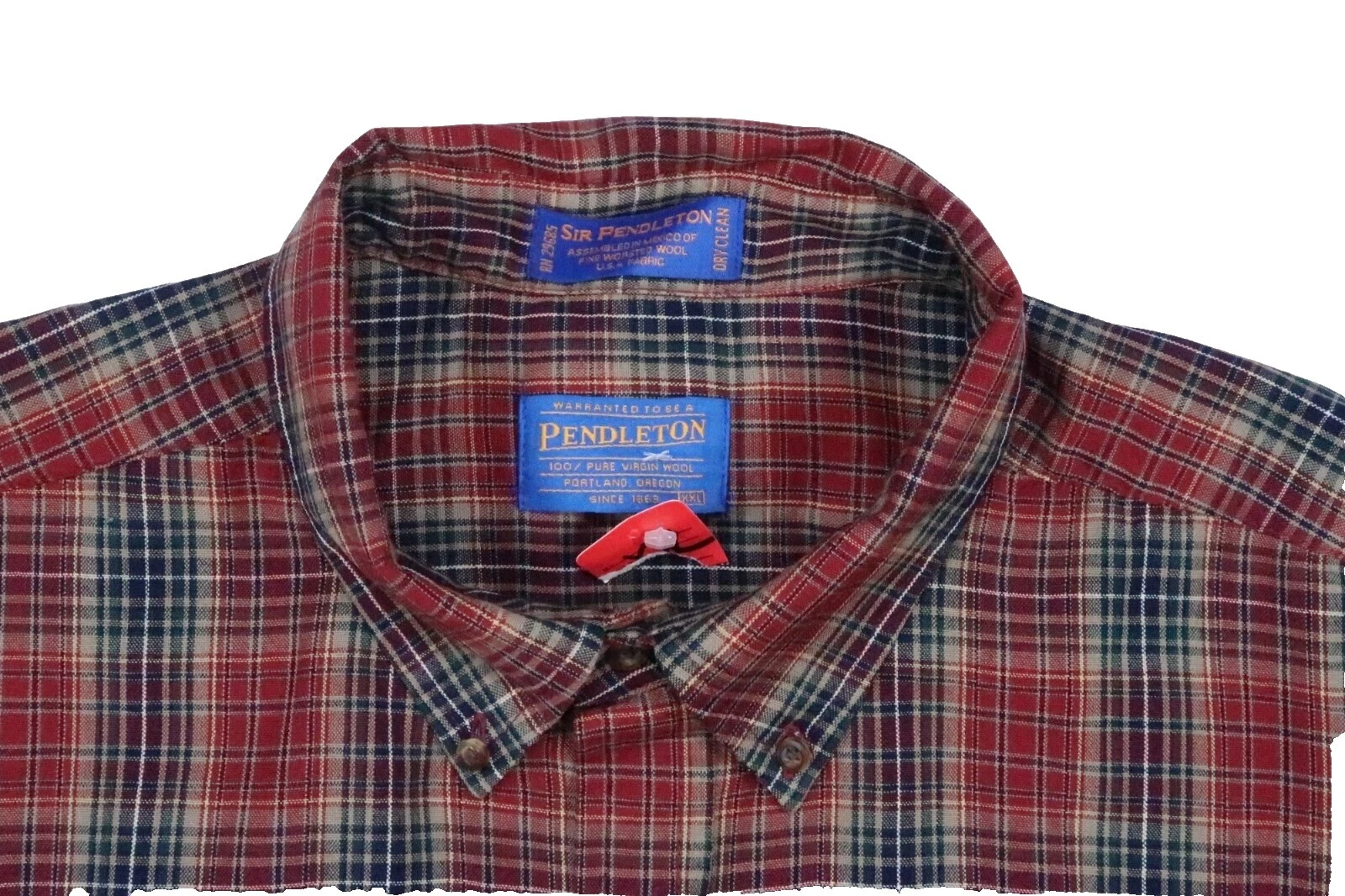Pendleton Paisley Informal Con Botones camisas para hombres
