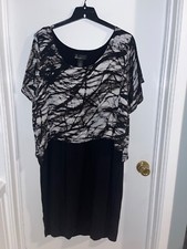 Lane Bryant Black & White Gorgeous Dress - Women’s Plus Size 20