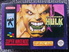 Thumbnail of ebay&reg; auction 133882600284 | The Incredible Hulk SNES.PAL Incredible Hulk für Super Nintendo, selten, komplett