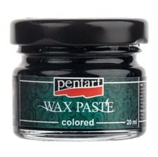 PENTART - Wax Wachspaste Paste Colored schwarz 20 ml