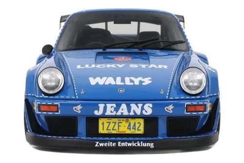 1/18 Porsche 911 964 RWB Osho Arrow Blue GT SPIRIT - Imagen 3 de 6