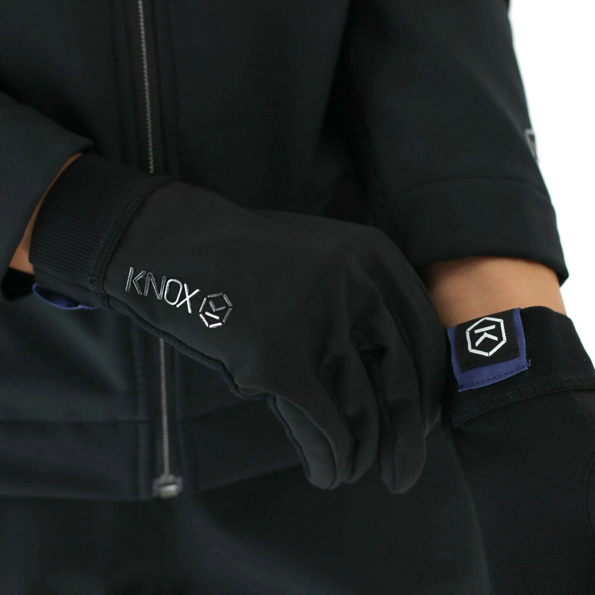 Knox Cold Killers Motorcycle Bike Windproof Under Gloves Blue