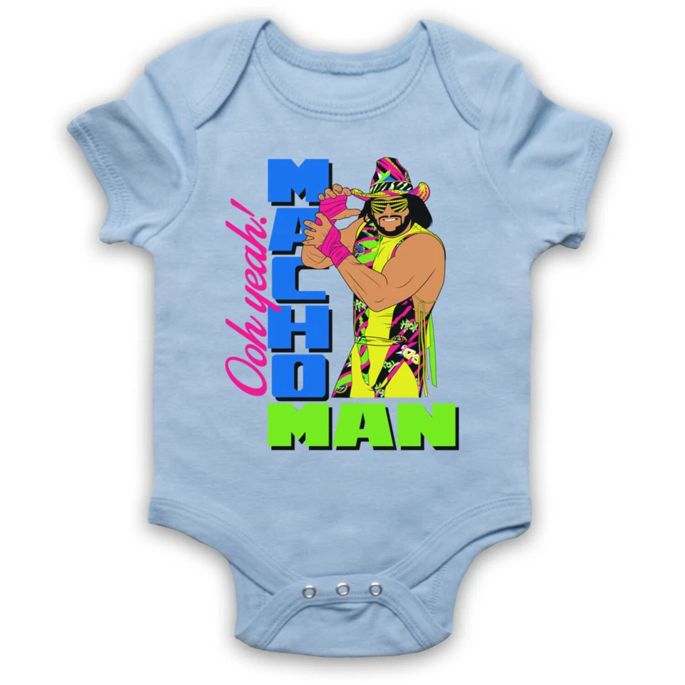 THE GUNS OF BRIXTON MACHO MAN RANDY AMERICAN WRESTLING LEGEND OOH YEAH WRESTLING BABY GROW BABYGROW