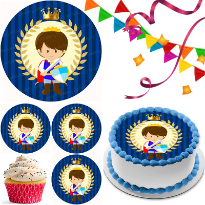 Prinzenschloss Tortenaufleger Party Deko eßbar Geburtstag Feier Geschenk Cupcake