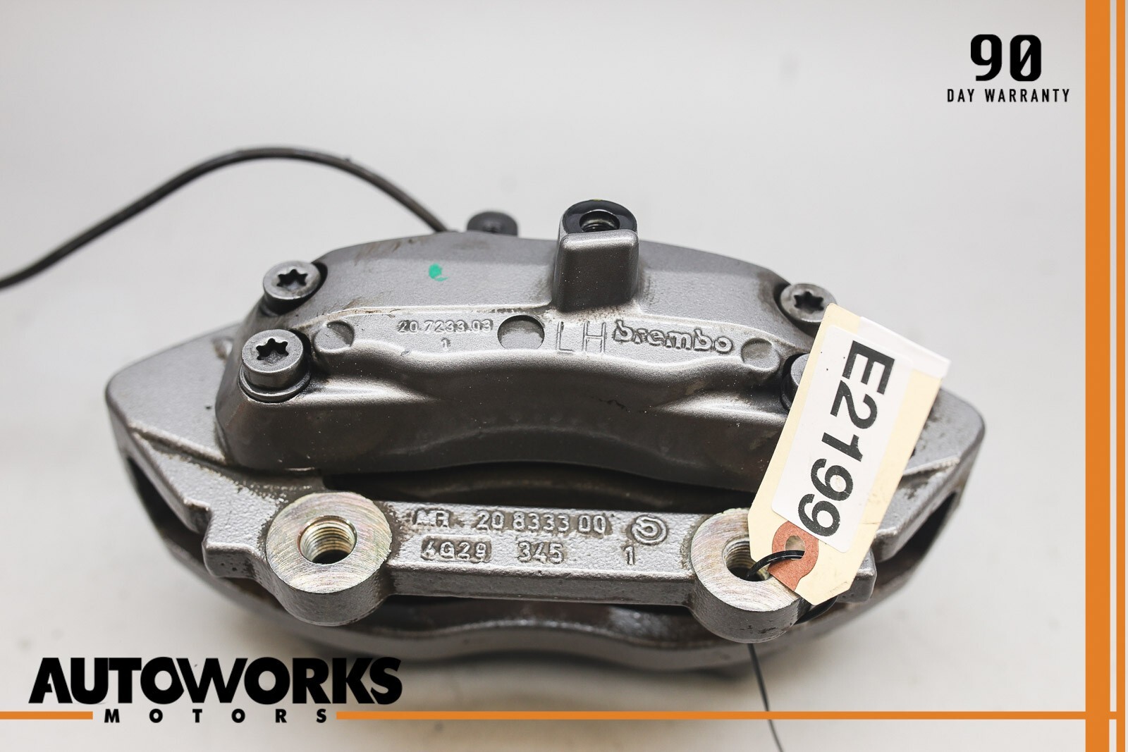 04-08 Maserati Quattroporte M139 Front Left Driver Side Brake Caliper Brembo OEM