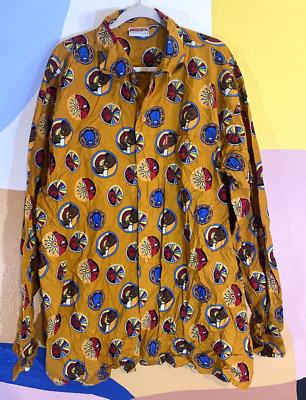 VTG Platinum FUBU Fat Albert Shirt Men Adult XXL Hip Hop Yellow