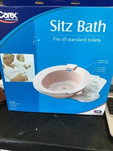 Carex Sitzbad Wanne Passt Standard Toiletten Fur Dammrisse