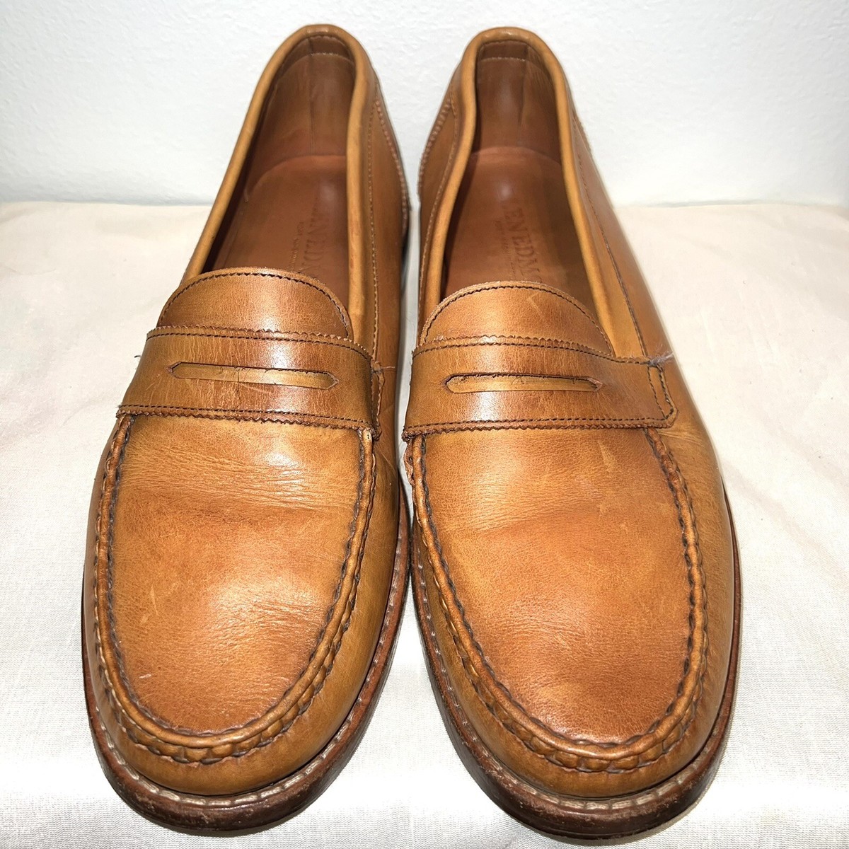 Allen Edmonds Port Washington Dylan Penny Loafers Mens 9  display picture 1