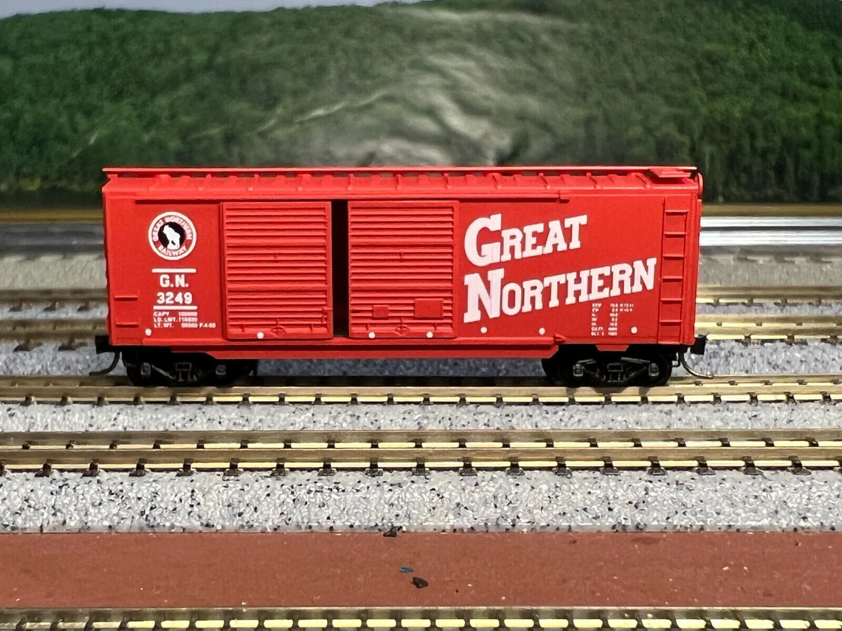 N Scale - MTL 23200 Great Northern 40' Double Door Boxcar GN3249 N6886 |  eBay UK