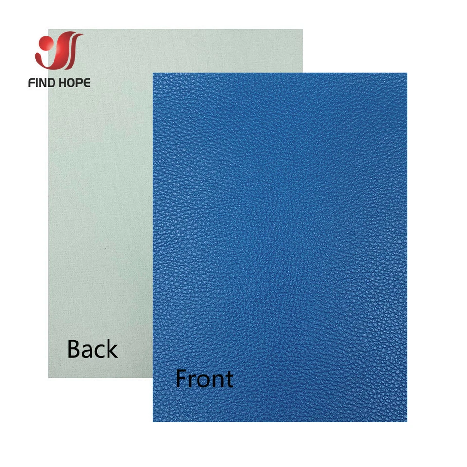 Litchi PU Faux Leatherette Sewing Fabric Synthetic DIY Craft Bow Earring Making - Image 4 of 4