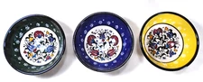 Turkish Handpainted Bowls, 5", Set of 3
