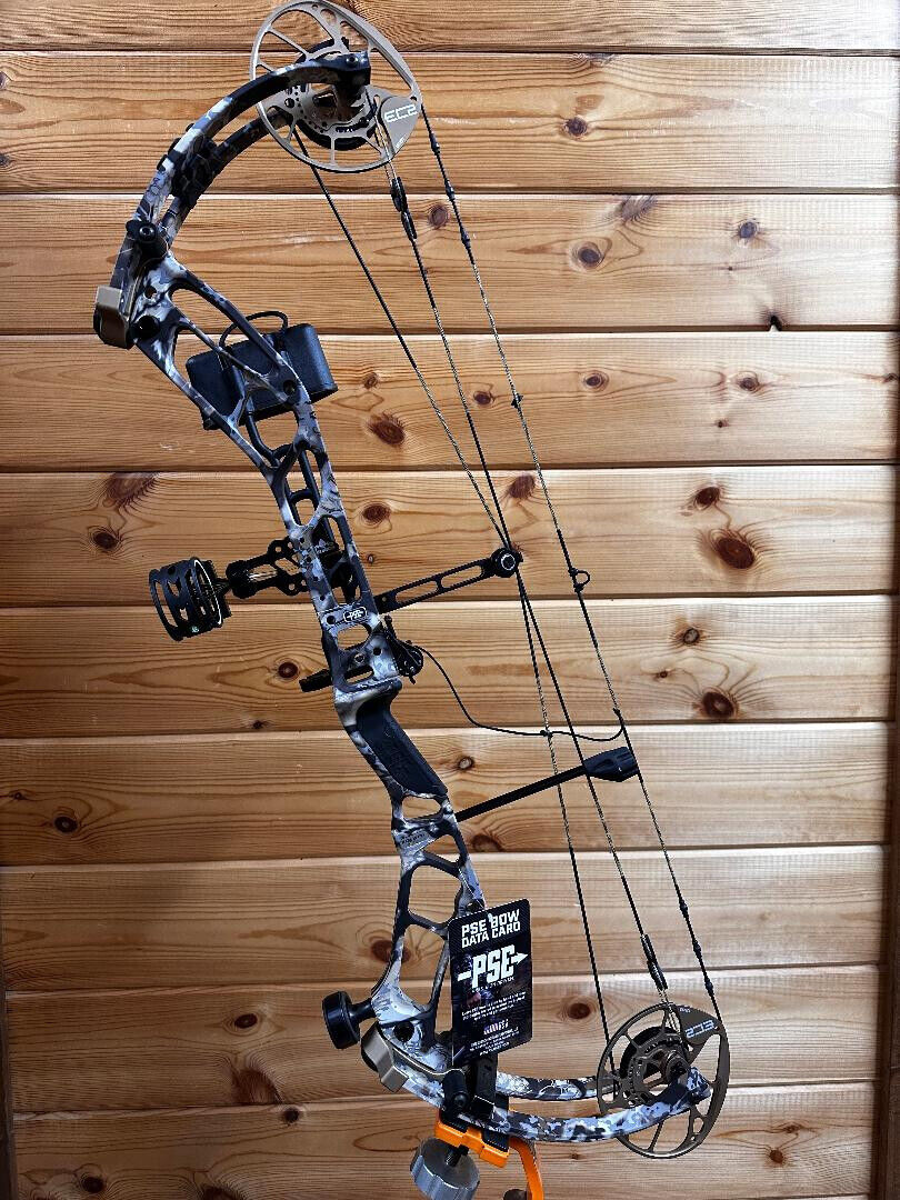 2024 New PSE EVOLVE DS 33 Bow EC2 Cam Kryptek SKYFALL 70 2024 New PSE EVOLVE DS 33 Bow EC2 Cam Kryptek SKYFALL 70