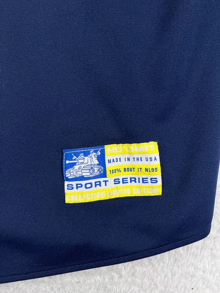 VINTAGE No Limit Records Jersey Mens 3XL XXXL Blue Hip-Hop Master P 90's Rap - Image 3 of 4