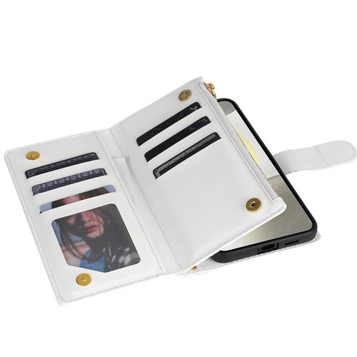 For Samsung S25 S24 S23 S22 S21 S20 Ultra Note20 Leather Zip Wallet Case Cover - Picture 45 of 64