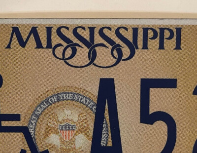HANDICAP MOTORCYCLE MC license plate low #52 Wheelchair Disabled