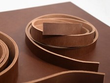 120 cm 160 cm 200 cm Lederriemen Ledergurt Riemen 3,6-4,0 mm whisky-braun #doy