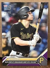 2023 Topps Now #202 Jack Suwinski Pittsburgh Pirates Purple Parallel 02/25