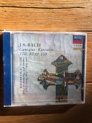 J. S. BACH - CANTATAS, JANET BAKER & JOHN SHIRLEY-QUIRK, DECCA CD NEU (OVP)