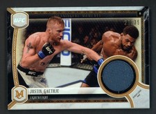 2018 Topps UFC Museum Collection Justin Gaethje Event-Used Mat 21/35