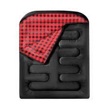 Double Sleeping Bags for Adults, Queen Size 2 Person All Season for... Fast Ship