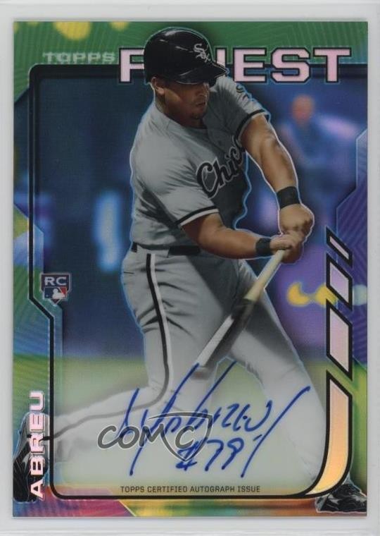 2014 Topps Finest Rookie Refractor Jose Abreu #RA-JA Auto RC 0f5t