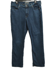 Levi  s Strauss  Co Womens Classic Straight Denim Jeans Size 14 Blue Medium Wash
