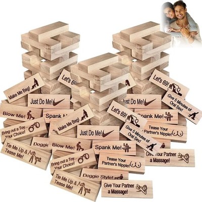 Super Naughty Block Tower Game - Couple Activities & Date Night Ideas~