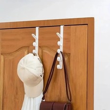 Over Door Hooks Rack Hanger Organiser for Clothes Bags Hats Home Storage UK