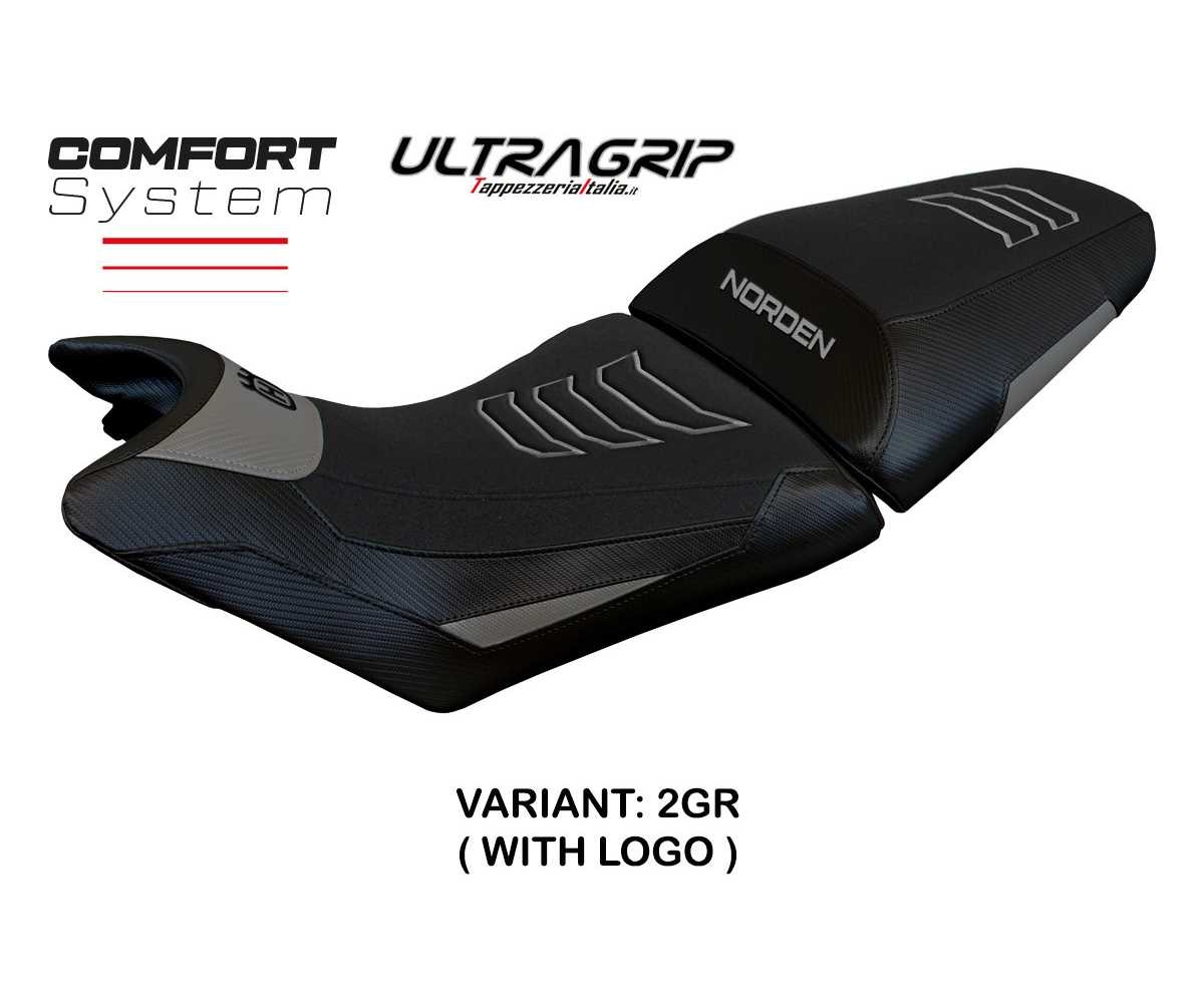 Seat cover Norvik Comfort S UGrip Gray + logo TPZ Husqvarna Norden 901 2022 2026