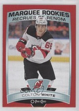 2019-20 O-Pee-Chee Marquee Rookies Wrapper Redemption Red Colton White #550 0c3