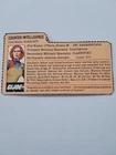 Gi Joe 1982 1983 Scarlett Filecard Great Shape See Pics For Detail Og13