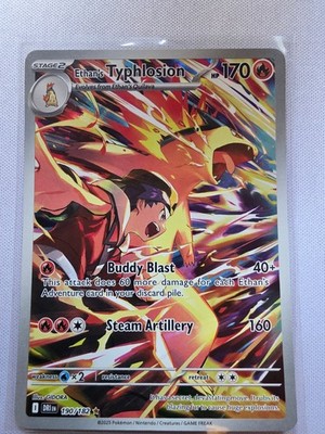 Ethan's Typhlosion Holo Illustration Rare SV10: Destined Rivals 190/182 NM