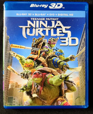 Teenage Mutant Ninja Turtles (2014) 3D Blu-ray DVD Megan Fox Paramount Pictures