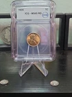 1935 LINCOLN WHEAT CENT ~ ICG - MS 65 RD ~BEAUTIFUL COIN~