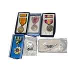 Lot of 6 Vintage US Military Service Medals Pins Vietnam