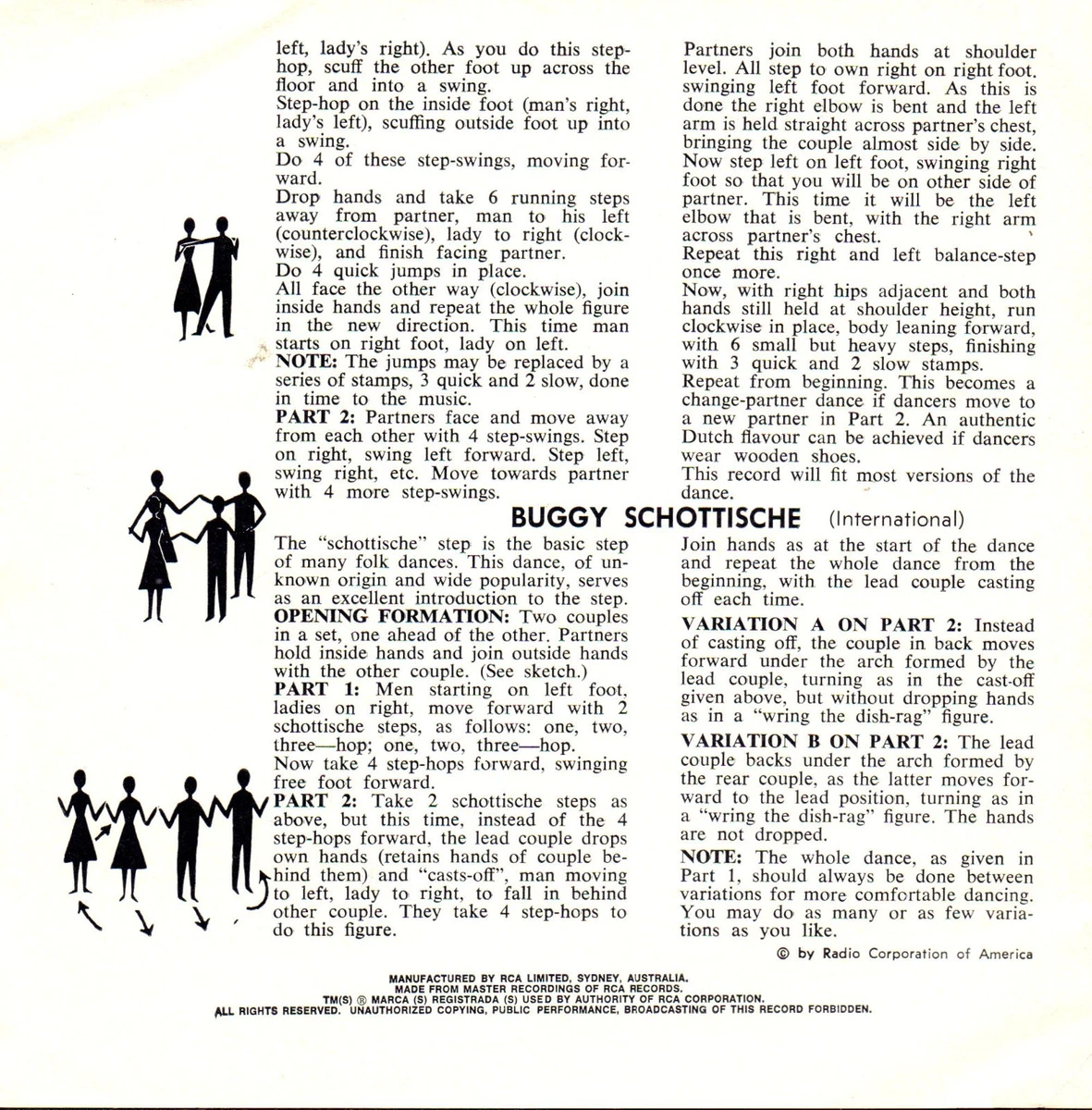 Michael Herman - Join The World And Folk Dance, Australian EP, with insert