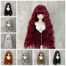 Fashion Long Wavy BJD Hair Soft Wigs for 1/3 1/4 1/6 BJD Doll SD DIY 6 Colors