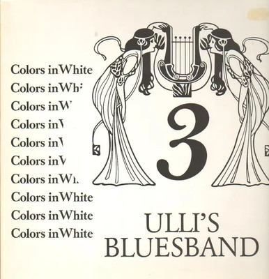 Ullis Blues Band Colors In White NEAR MINT Magic Angel Vinyl LP
