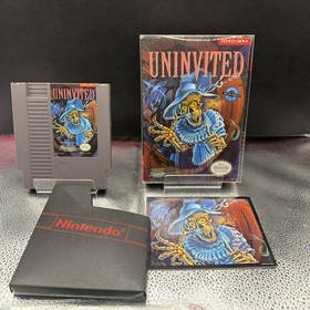 NES UNINVITED CIB 1991 AUTHENTIC TESTED WORKING